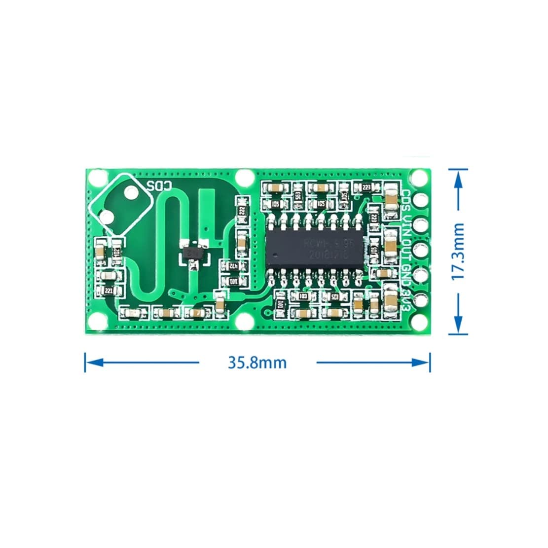 Détecteur de mouvement sans contact RCWL-0516, compatible Arduino et IoT